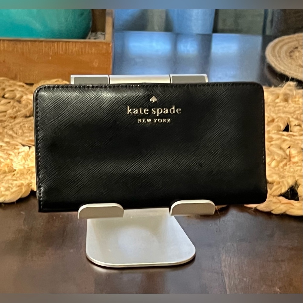 Kate Spade Black Leather Wallet